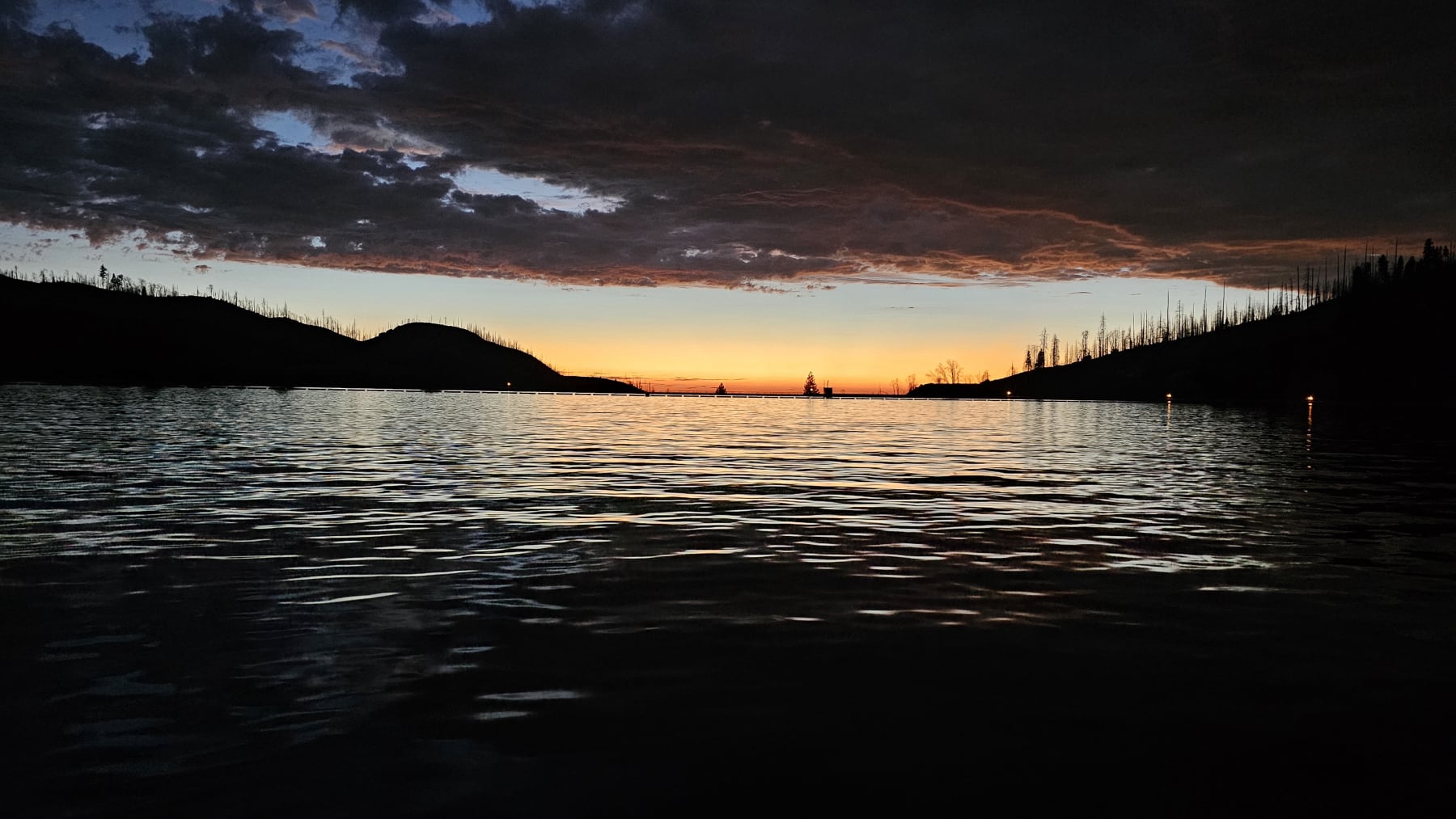 Sunrise Fishing at Shaver lake