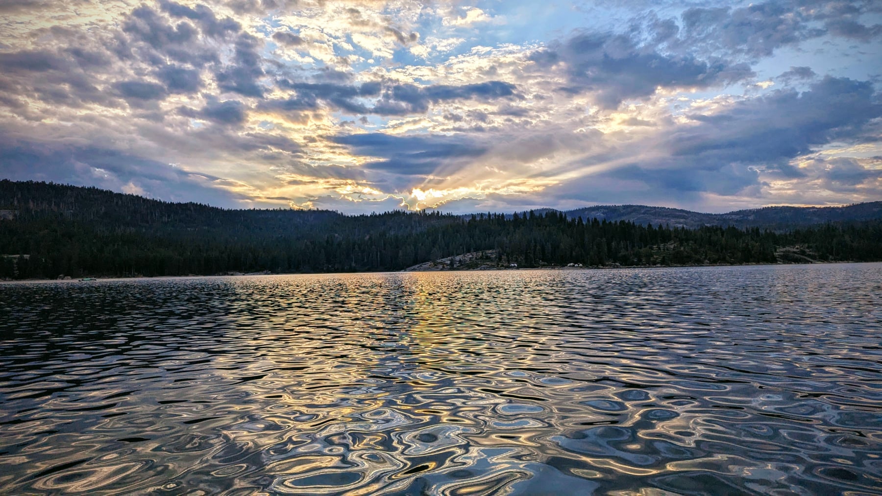 Sunrise Fishing at Shaver lake